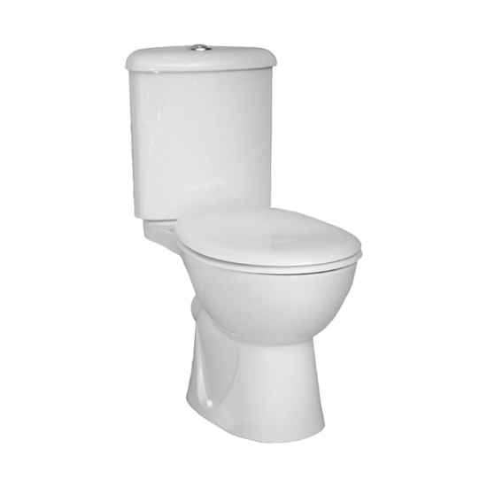 Унитаз компакт VITRA Arkitekt 9754B003-7201 угловой, с сиденьем микролифт дюропласт