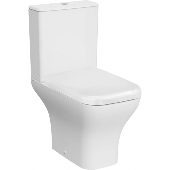 Унитаз компакт VITRA Polar 9843B003-7201 безободковый, с сиденьем микролифт