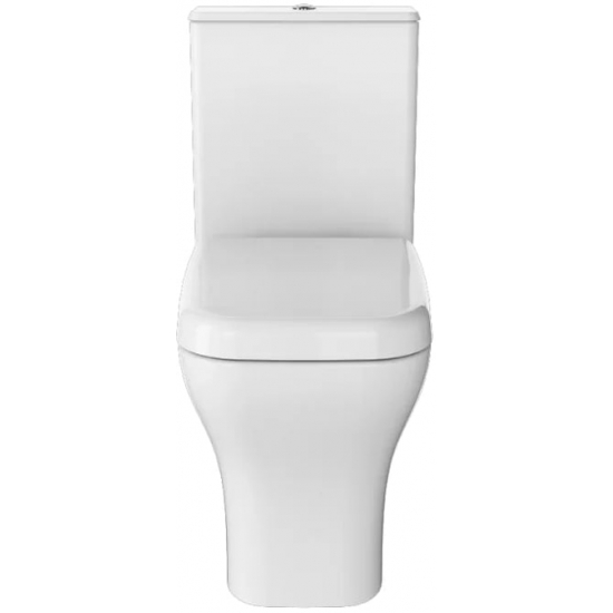 Унитаз компакт VITRA Polar 9843B003-7201 безободковый, с сиденьем микролифт