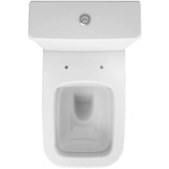 Унитаз компакт VITRA Polar 9843B003-7201 безободковый, с сиденьем микролифт