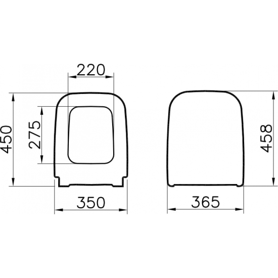 Унитаз компакт VITRA Polar 9843B003-7201 безободковый, с сиденьем микролифт