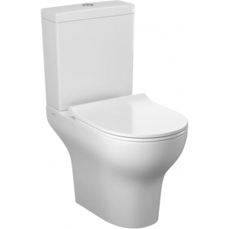 Унитаз компакт VITRA Zentrum Nifa 9824B003-7217 безободковый, с сиденьем с микролифт