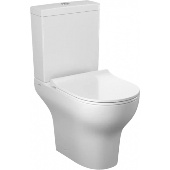 Унитаз компакт VITRA Zentrum Nifa 9824B003-7217 безободковый, с сиденьем с микролифт