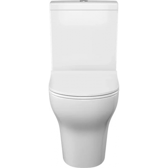 Унитаз компакт VITRA Zentrum Nifa 9824B003-7217 безободковый, с сиденьем с микролифт