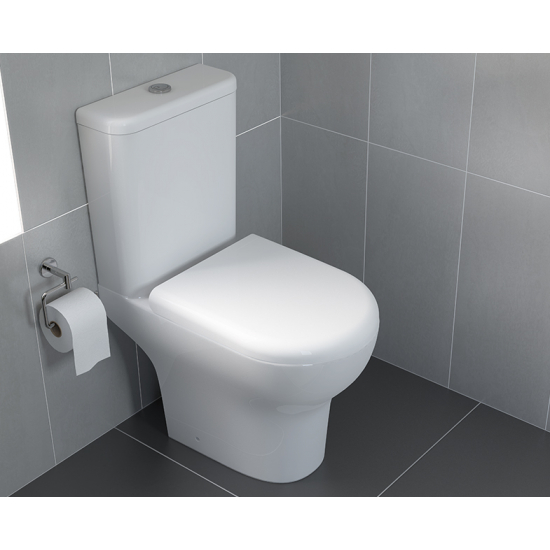 Унитаз компакт VITRA Zentrum Open-back 9824B003-7207 с сиденьем микролифт