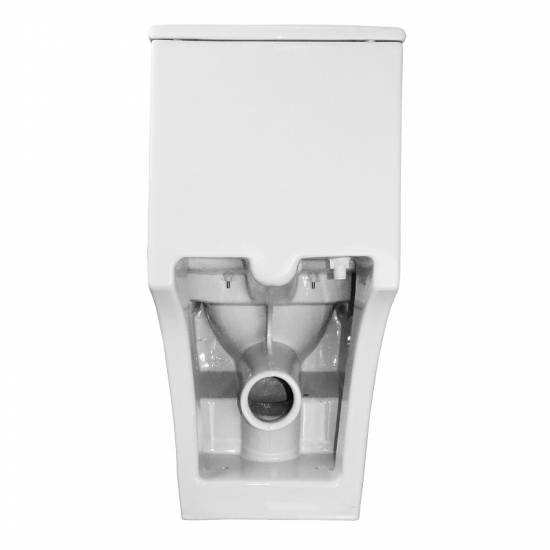 Унитаз моноблок AZARIO Gressa AZ-1111 сиденье микролифт дюропласт тонкое, безободковый