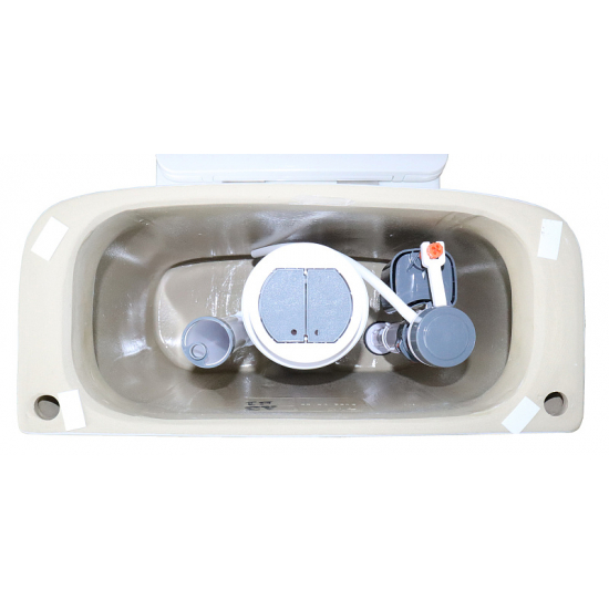 Унитаз моноблок AZARIO Gressa AZ-1111 сиденье микролифт дюропласт тонкое, безободковый