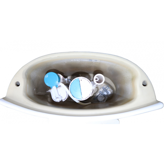 Унитаз моноблок AZARIO Luna AZ-1037 сиденье микролифт дюропласт тонкое, безободковый