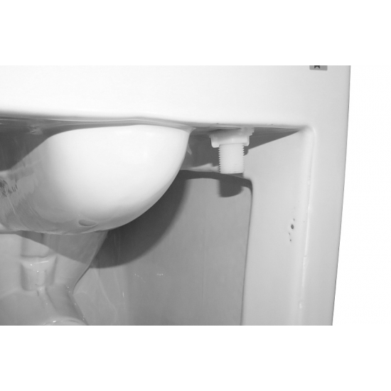 Унитаз моноблок AZARIO Morano AZ-1001 сиденье микролифт дюропласт тонкое, безободковый