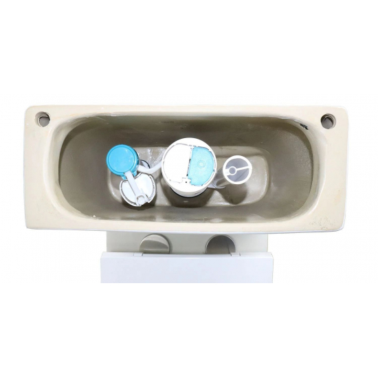 Унитаз моноблок AZARIO Scala AZ-8101 сиденье микролифт дюропласт тонкое, безободковый, торнадо