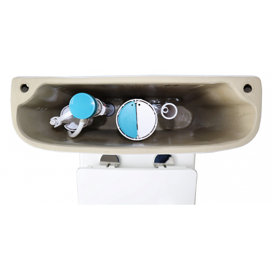 Унитаз моноблок AZARIO Sente AZ-8614B сиденье микролифт дюропласт тонкое, с биде, безободковый