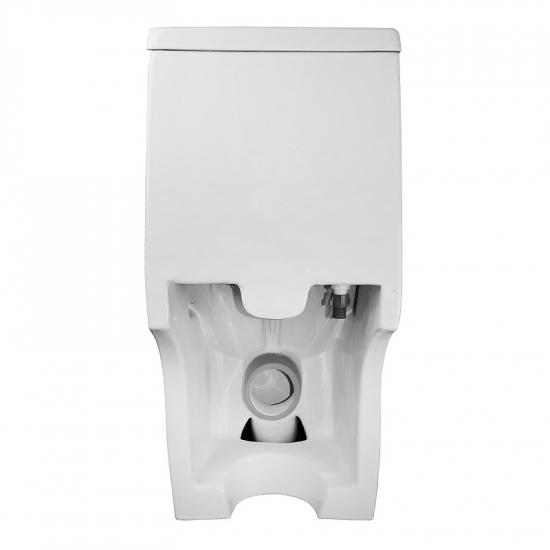 Унитаз моноблок AZARIO Zeno AZ-1169 сиденье микролифт дюропласт тонкое, безободковый