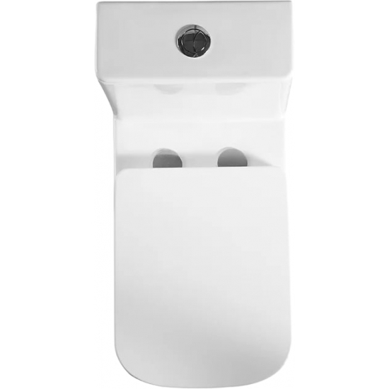 Унитаз моноблок BELBAGNO Neon BB8617CPR-MN/SC безободковый, с микролифтом