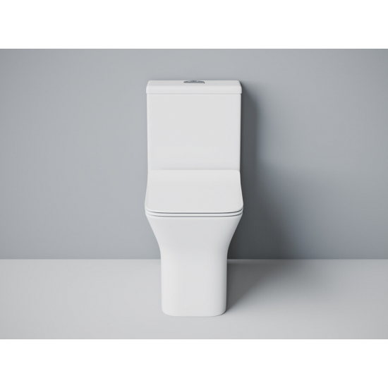 Унитаз моноблок EVA GOLD SM9608 сиденье микролифт тонкое, безободковый