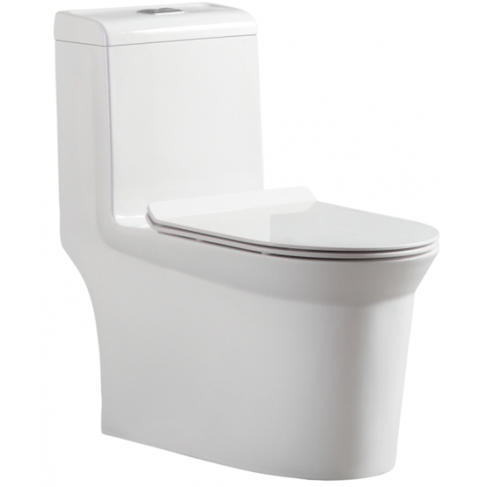 Унитаз моноблок EVA GOLD SM9610 сиденье микролифт тонкое