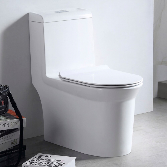 Унитаз моноблок EVA GOLD SM9610 сиденье микролифт тонкое