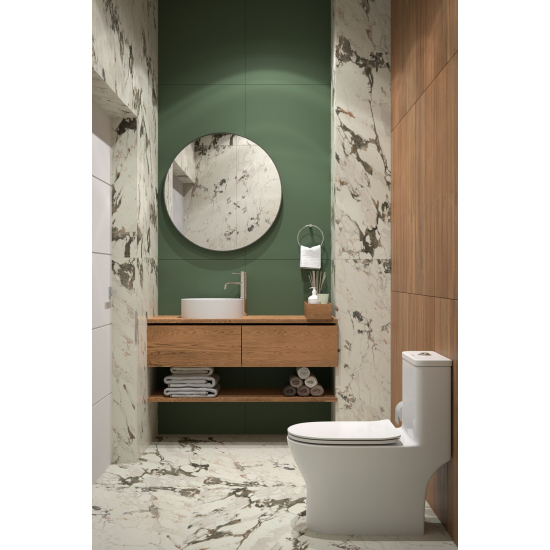 Унитаз моноблок EVA GOLD SM9618 сиденье микролифт тонкое, безоботковый