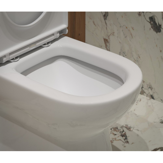 Унитаз моноблок EVA GOLD T1016 сиденье микролифт тонкое