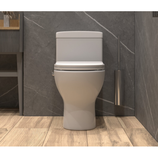 Унитаз моноблок EVA GOLD T1017B сиденье микролифт тонкое, с биде