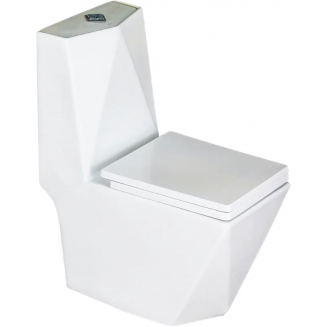 Унитаз моноблок MELANA MLN 800-2007 сиденье микролифт дюропласт, безоботковый