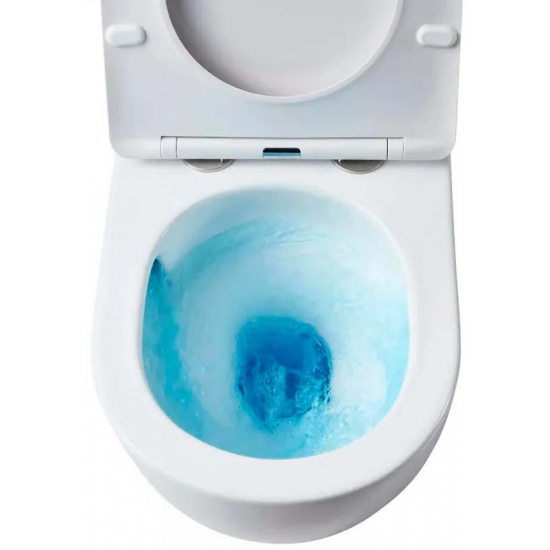 Унитаз подвесной АКВАТЕК Европа AQ1900T-00 безободковый, с микролифтом, смыв торнадо