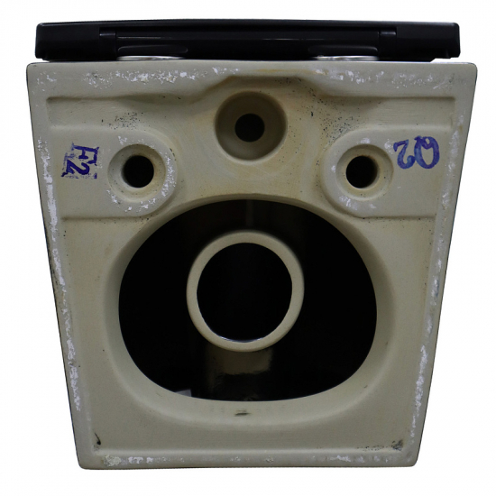 Унитаз подвесной AZARIO Grado AZ-0046N-MB сиденье микролифт, безободковый, чёрный матовый