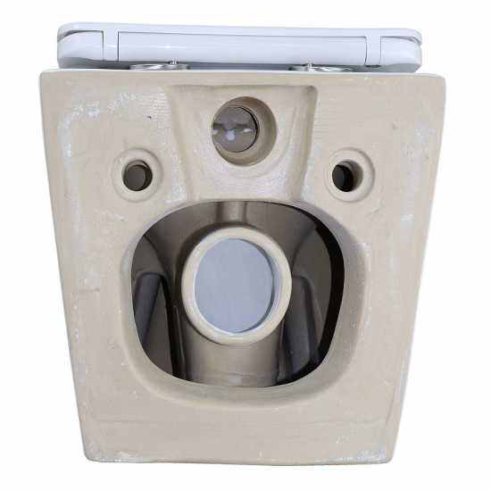 Унитаз подвесной AZARIO Hugo AZ-3103 сиденье микролифт быстросъёмное, безободковый