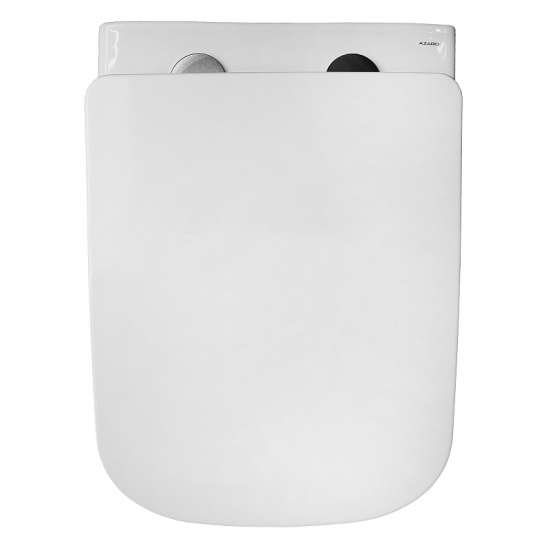 Унитаз подвесной AZARIO Hugo AZ-3103 сиденье микролифт быстросъёмное, безободковый