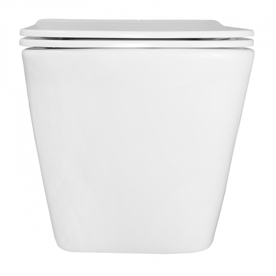 Унитаз подвесной AZARIO Hugo AZ-3103 сиденье микролифт быстросъёмное, безободковый