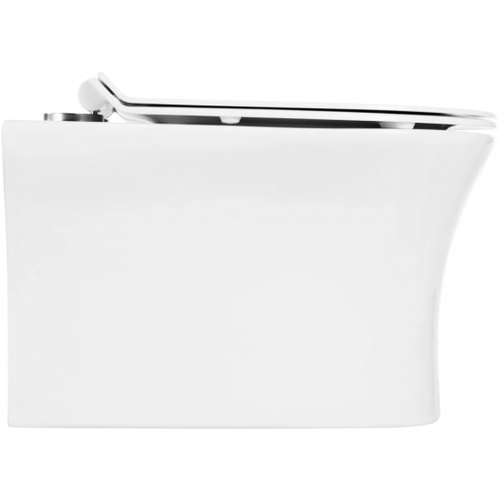 Унитаз подвесной BELBAGNO Ancona BB1224CHR-SM безободковый, с микролифтом