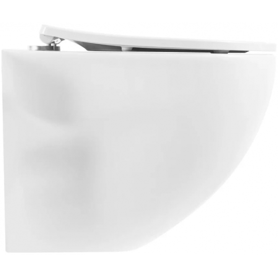 Унитаз подвесной BELBAGNO Onda BB066CHR безободковый, крышка BB2031SC с микролифтом
