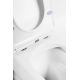 Унитаз подвесной BELBAGNO Onda BB066CHR безободковый, крышка BB2031SC с микролифтом