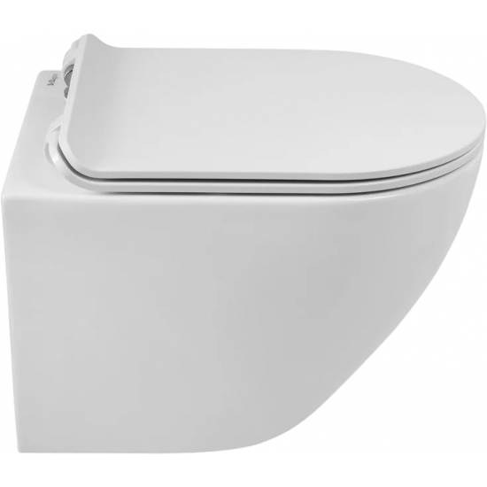 Унитаз подвесной BELBAGNO Sfera-r BB046CHR безободковый, крышка BB901SC с микролифтом