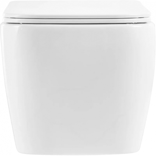 Унитаз подвесной BELBAGNO Veneto BB132CHR безободковый, с крышкой BB132SC с микролифтом