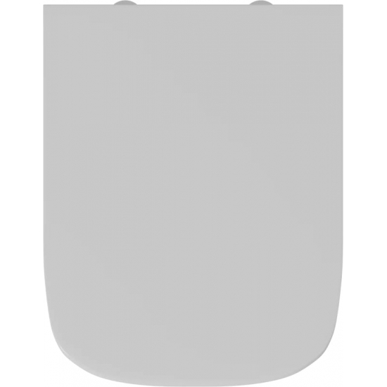 Унитаз подвесной D&K Quadro DT1516016 безободковый, с микролифтом, белый