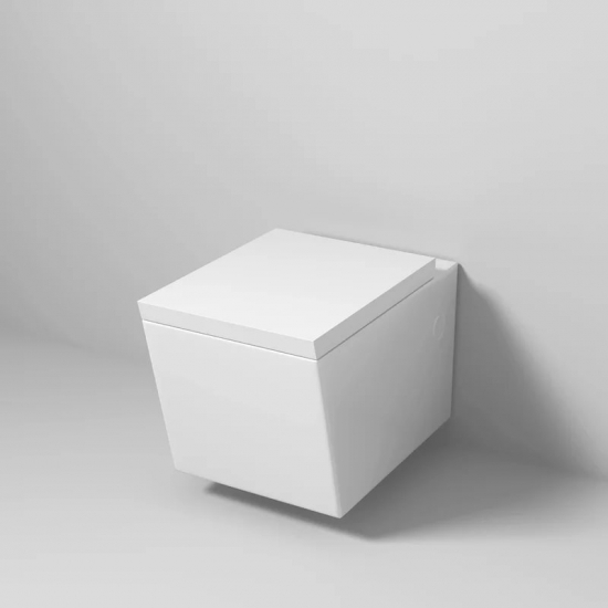 Унитаз подвесной GROSSMAN Cristal GR-4495 безобоковый, с микролифтом, белый