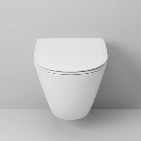 Унитаз подвесной GROSSMAN GR-4411S безободковый, с микролифтом, белый