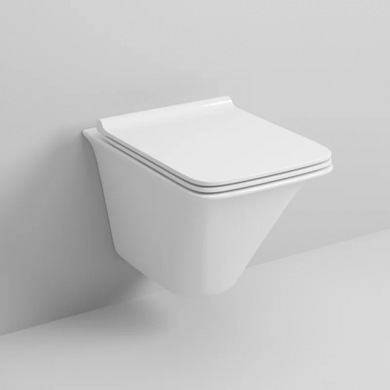 Унитаз подвесной GROSSMAN GR-4413S безободковый, с микролифтом, белый