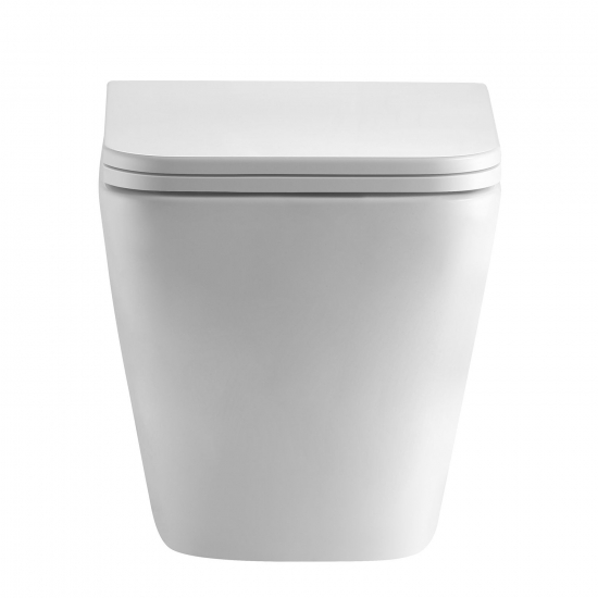 Унитаз подвесной HOLLER Stage Tornado 3.0, сиденье микролифт, безободковый, белый глянец