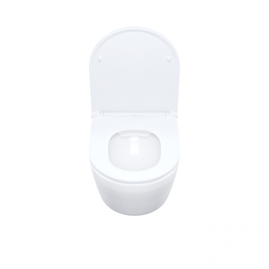 Унитаз подвесной IDDIS Blanco BLARNSEi25 безободковый, с микролифтом, белый