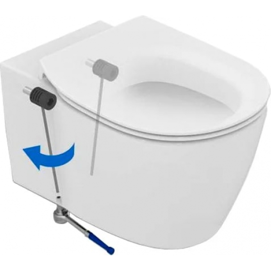 Унитаз подвесной IDEAL STANDARD Connect AquaBlade E047901 сиденье микролифт тонкое E772401