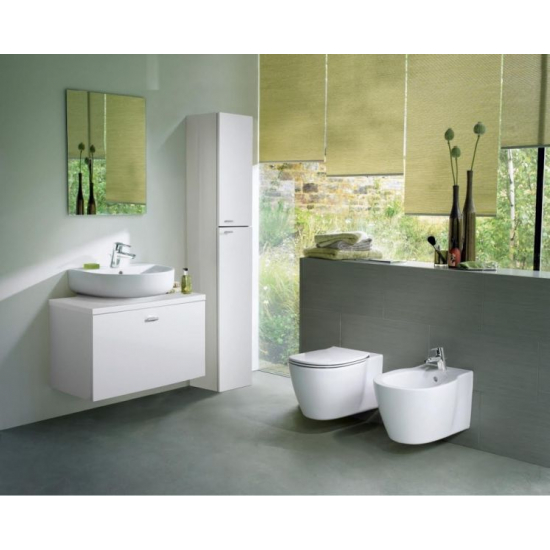 Унитаз подвесной IDEAL STANDARD Connect AquaBlade E047901 сиденье микролифт тонкое E772401