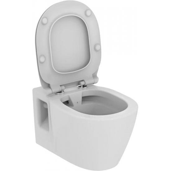 Унитаз подвесной IDEAL STANDARD Connect E814901 безободной, сиденье микролифт E772401