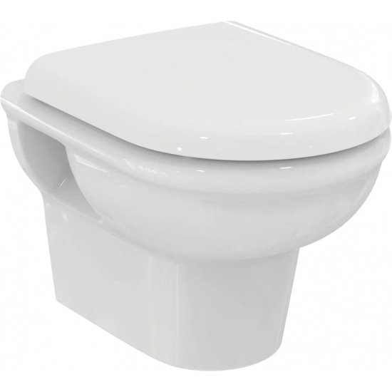Унитаз подвесной IDEAL STANDARD Exacto R002601 безоботковый, сиденье микролифт
