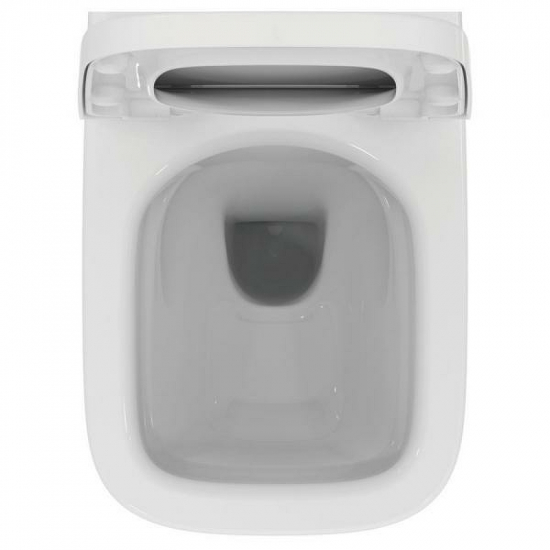 Унитаз подвесной IDEAL STANDARD I.life S T459201 безободковый, сиденье микролифт T473701