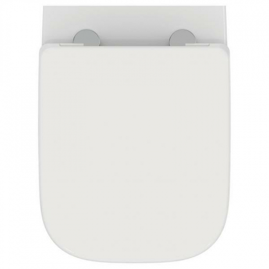 Унитаз подвесной IDEAL STANDARD I.life S T459201 безободковый, сиденье микролифт T473701
