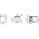 Унитаз подвесной IDEAL STANDARD Tesi AquaBlade T007901 сиденье микролифт тонкое T352701