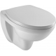 Унитаз подвесной JACOB DELAFON Patio E4187-00 безоботковый, сиденье микролифт E4267-00