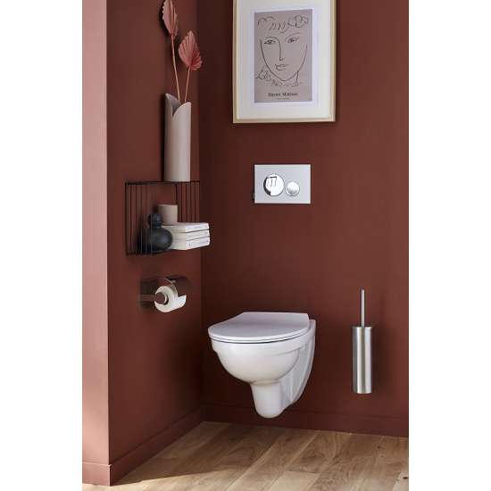 Унитаз подвесной JACOB DELAFON Patio EDV102-00 безободковый, сиденье микролифт тонкое E23157-00