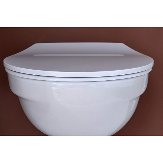 Унитаз подвесной JACOB DELAFON Patio EDV102-00 безободковый, сиденье микролифт тонкое E23157-00